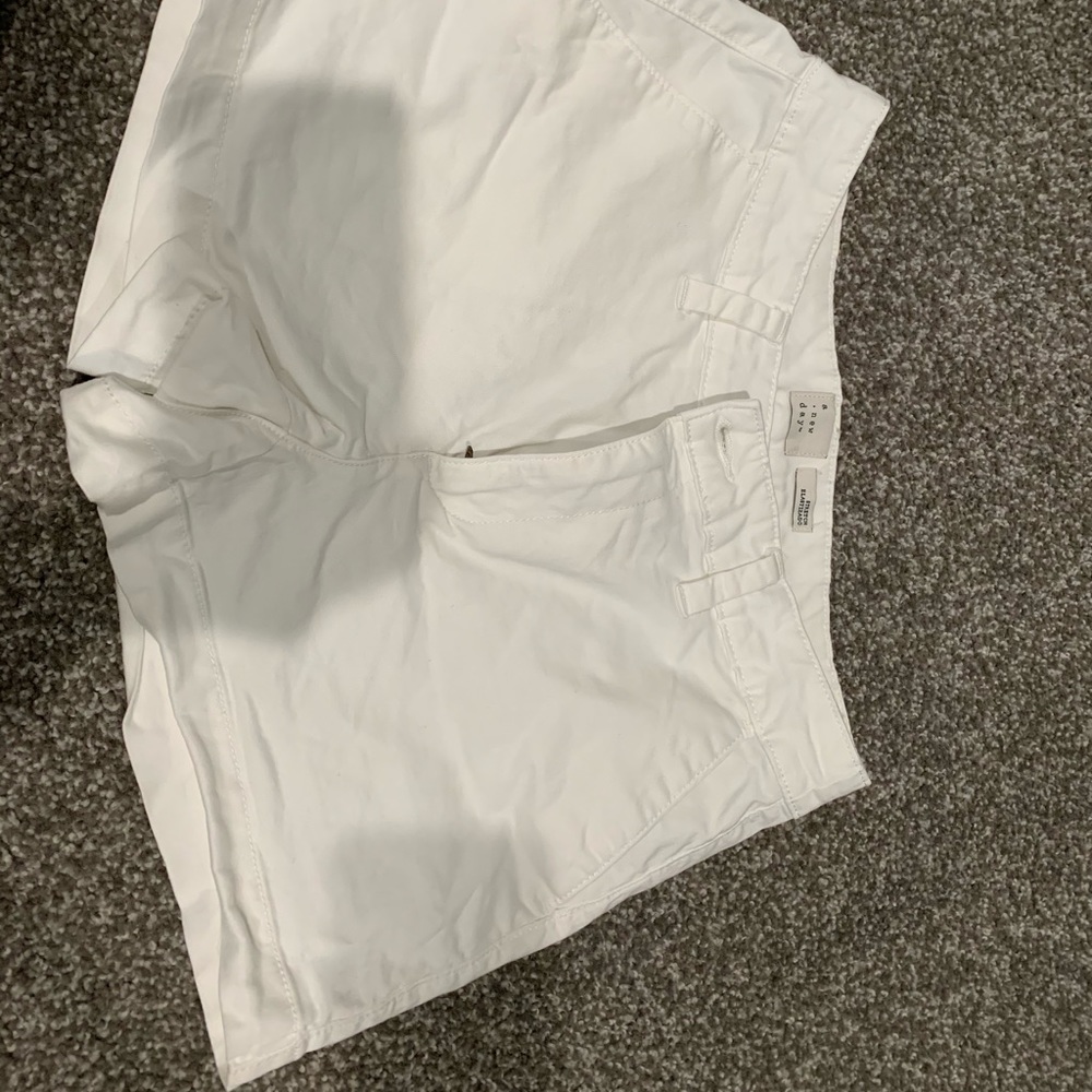 Never worn white shorts